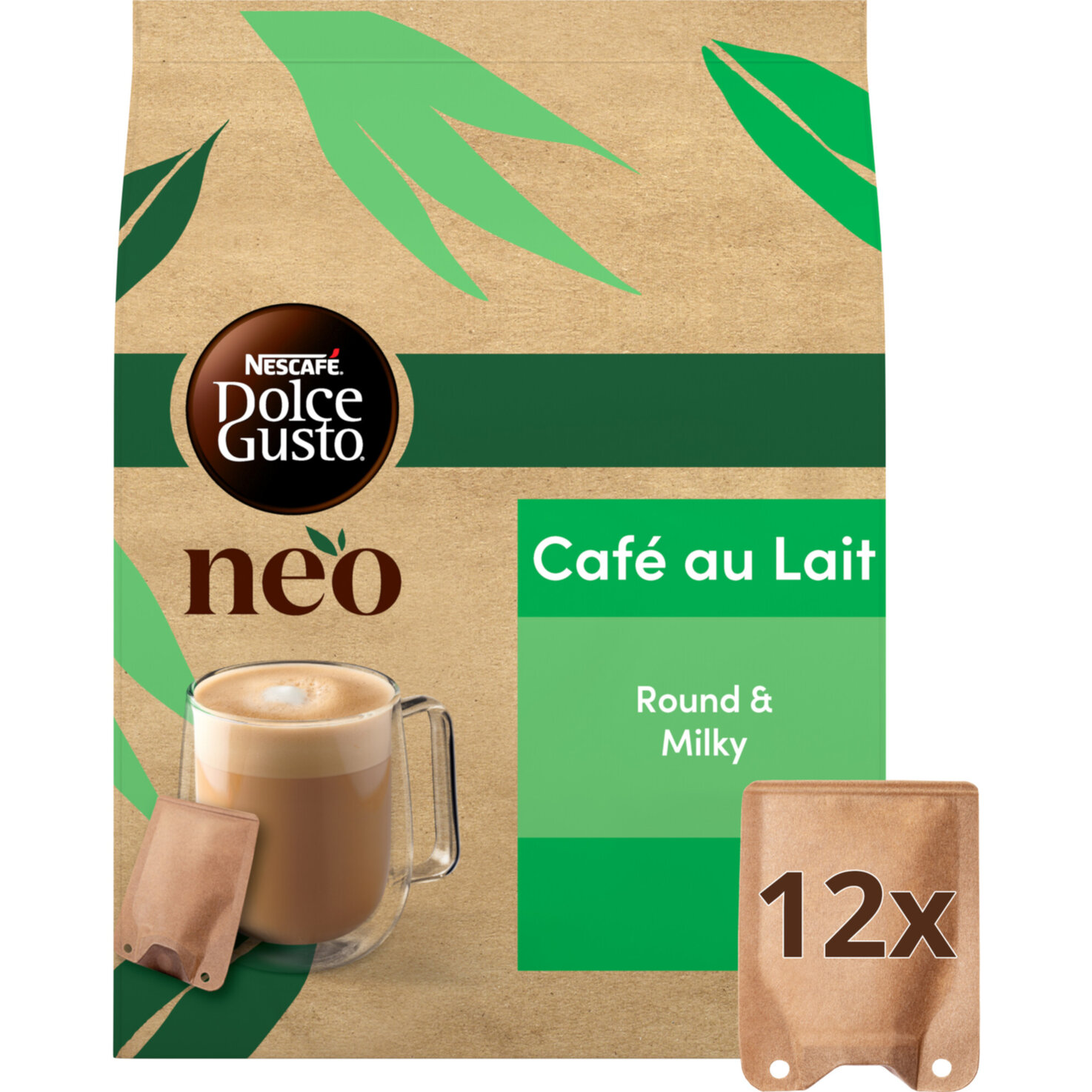 NEO Dolce Gusto Cafe Au Lait 12 Pods
