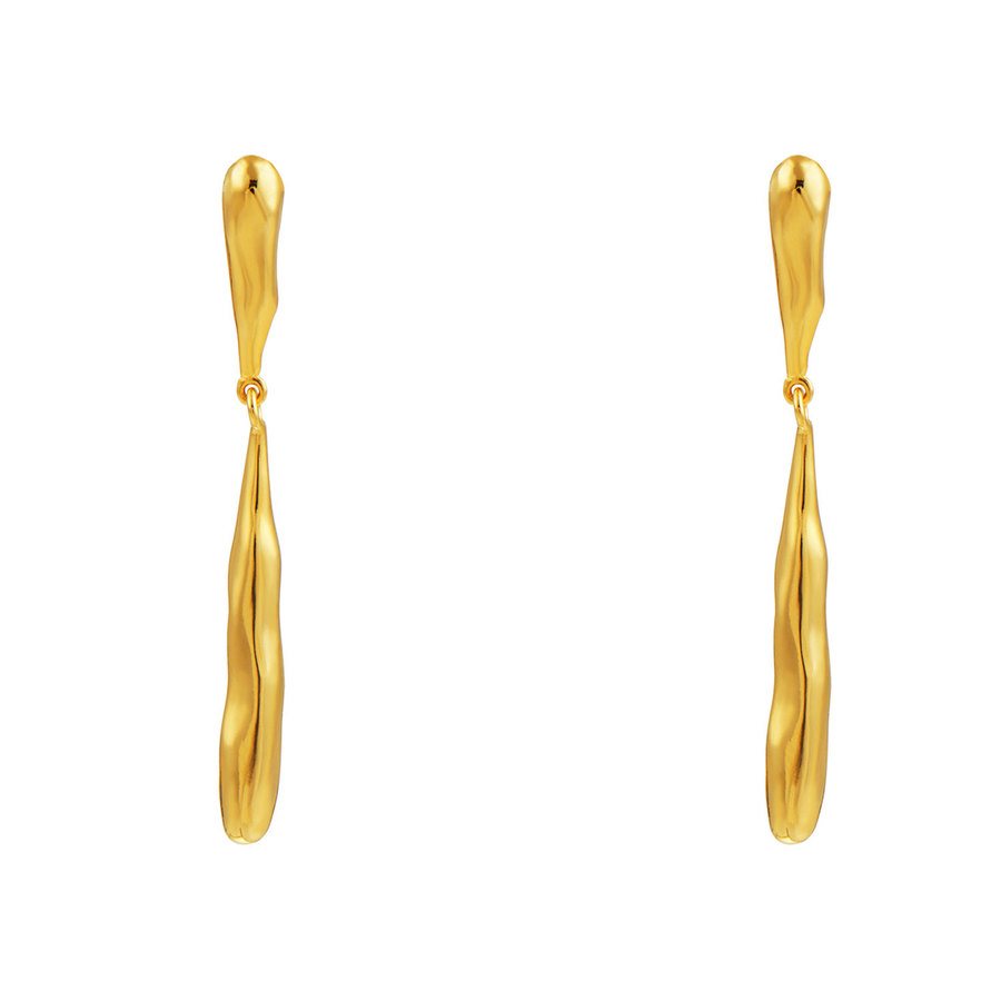 Orelia Jewellery Organic Droplet Earrings