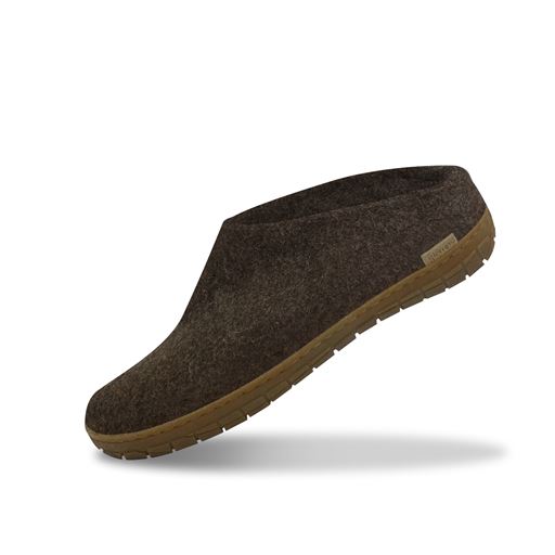 Glerups Slip-on Hjemmesko, Nature Brown, 47