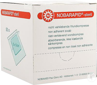 Noba Nobarapid Set Stérile 5x5cm 50 Pièces (9320391)