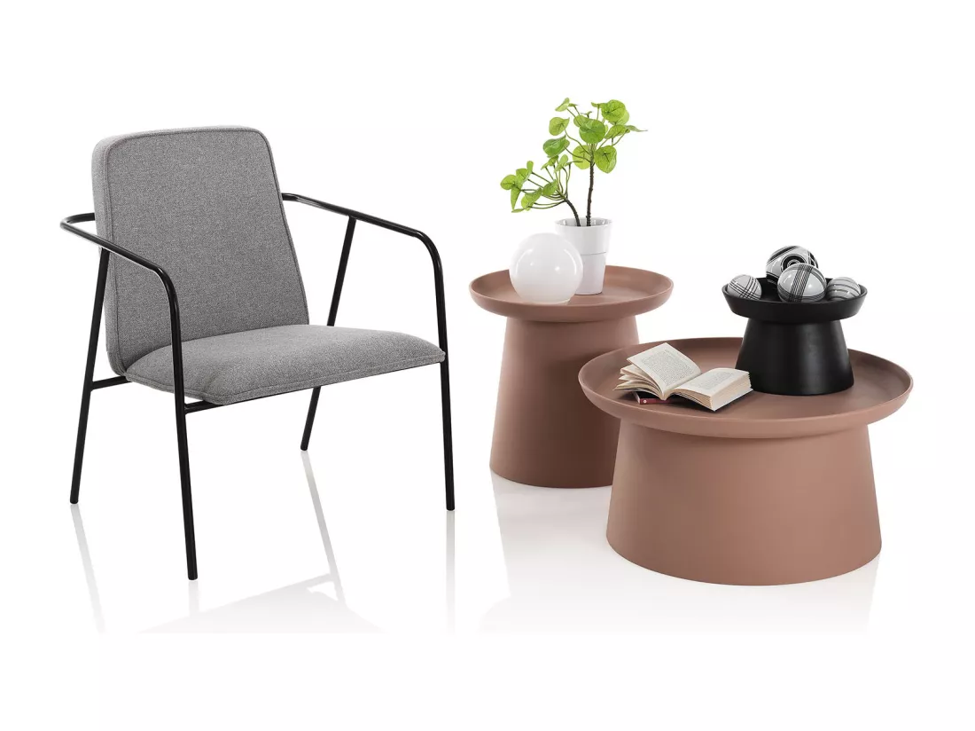 Fauteuil MISYA gris