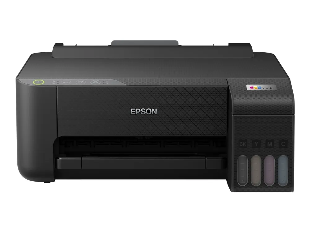 Epson EcoTank L1250 - Printer - farve - blækprinter - kan genopfyldes - A4 - 5760 x 1440 dpi - op til 10 spm (mono) / op til 5 spm (farve) - kapacitet: 100 ark - USB, Wi-Fi - sort