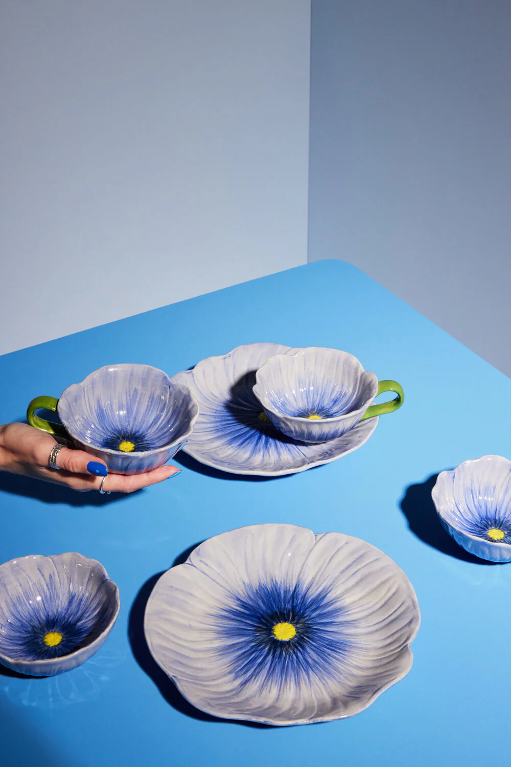 BYON  Poppy kop - blå