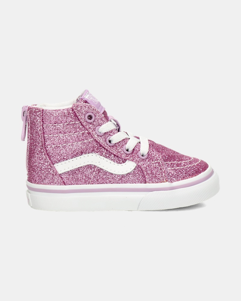 Vans SK8- Hi Zip Glitter Hoge sneakers  - paars