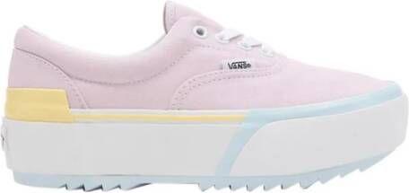 Vans Pastel Lage Platform Sneaker Multicolor Dames