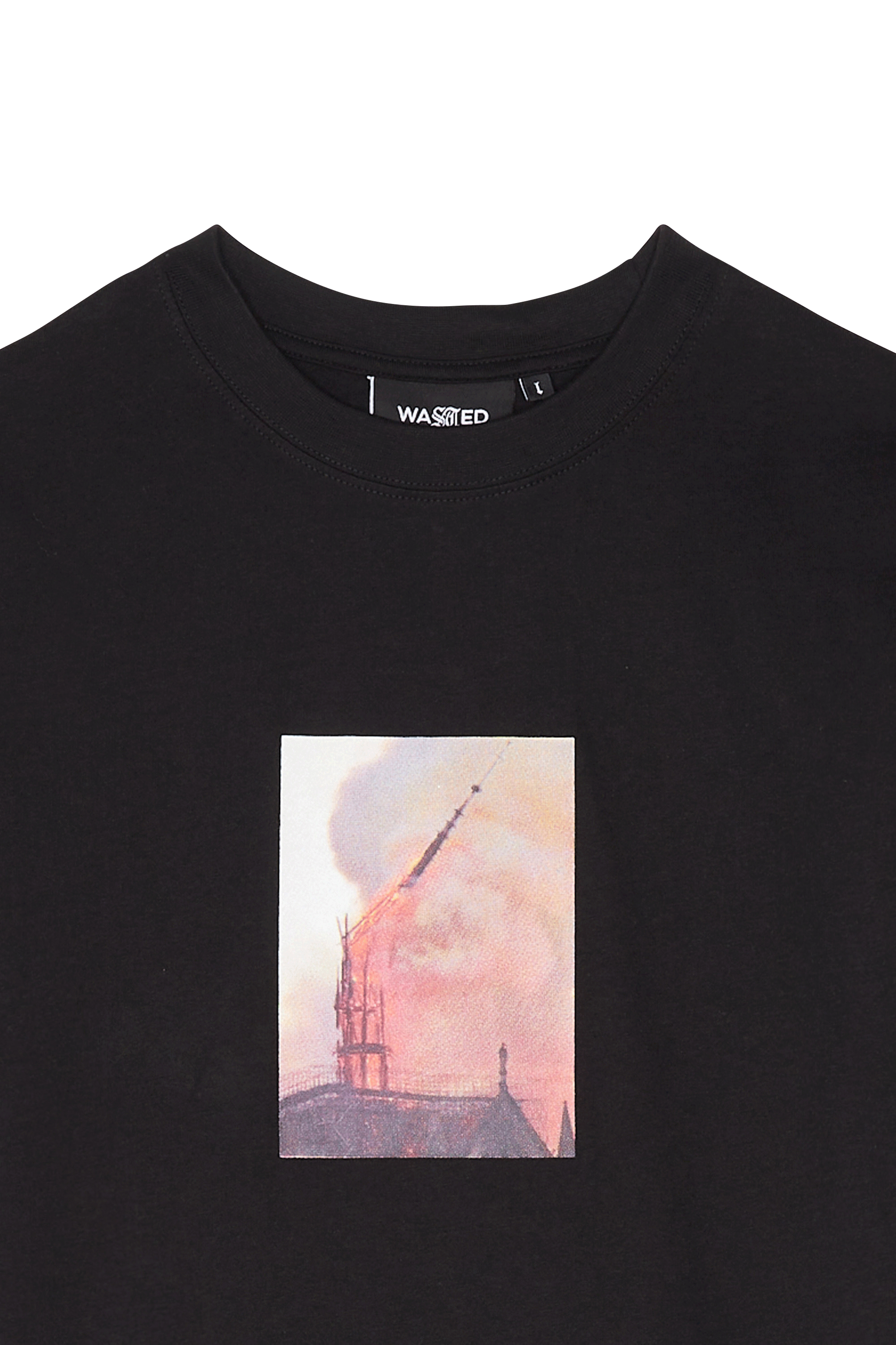 WASTED T-shirt  T-SHIRT SIGHT Noir