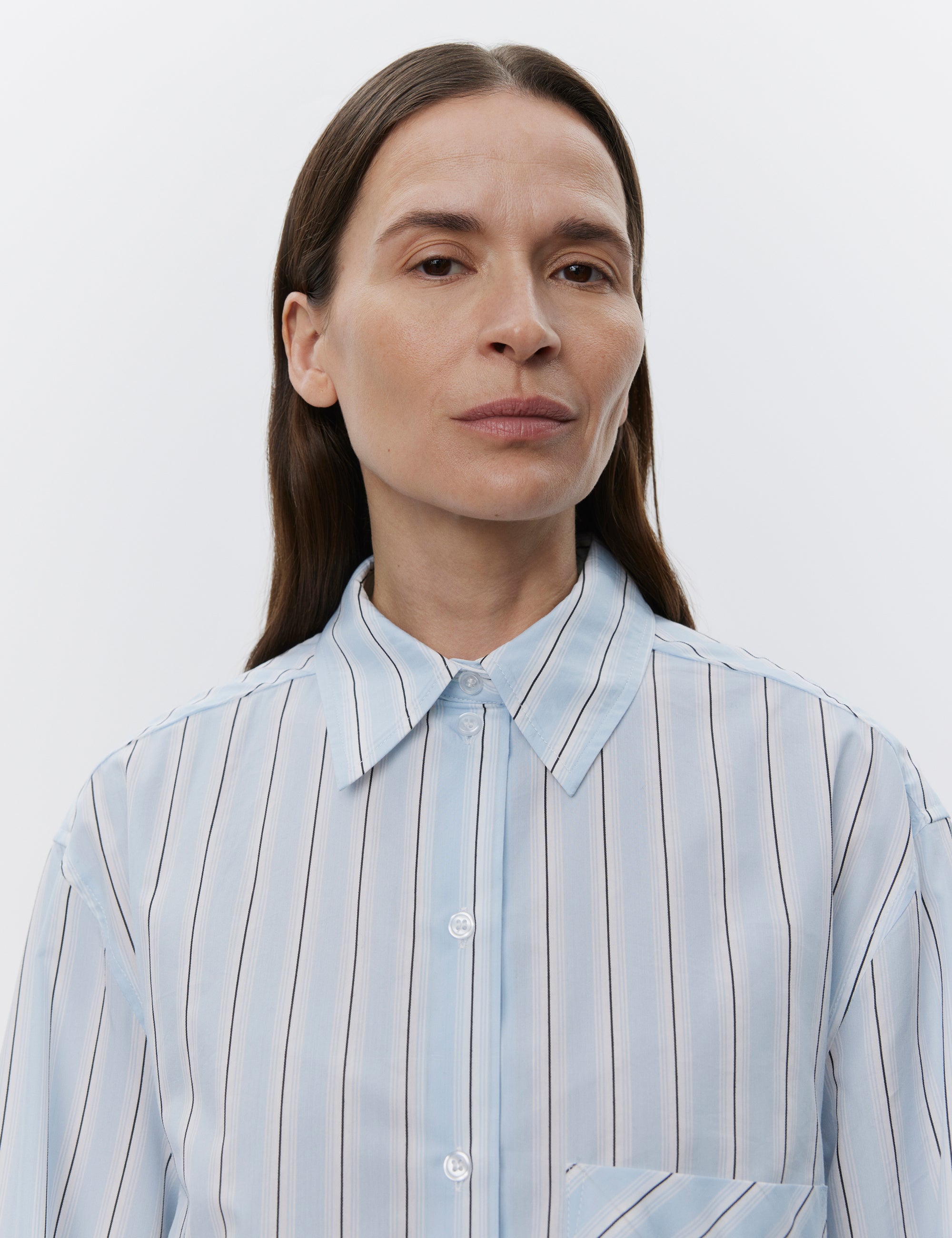 DAY Birger et Mikkelsen  Mac Stripe skjorte - lyseblå