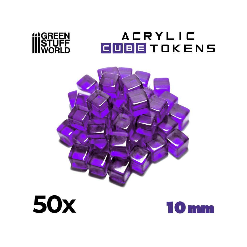 Set de 50 Cubes Transparents 10mm