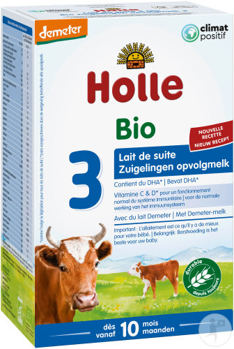 Holle Lait De Suite 3 Dès 10 Mois Bio 600g