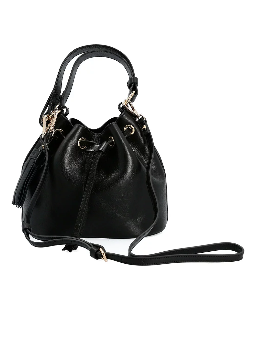 PETIT SEAU SISKIYOU CUIR NOIR