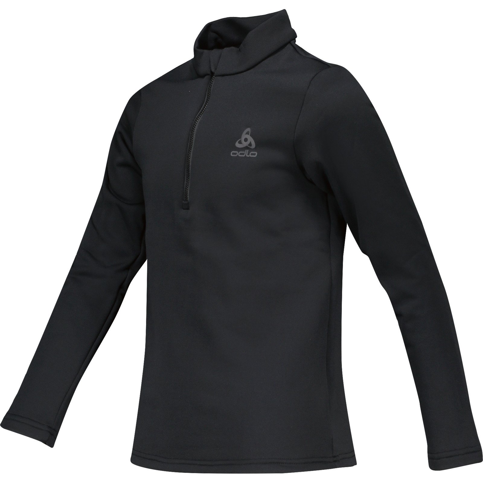 Odlo Kinder-Fleecepullover Berra Mid Layer 1/2 Zip schwarz, 152