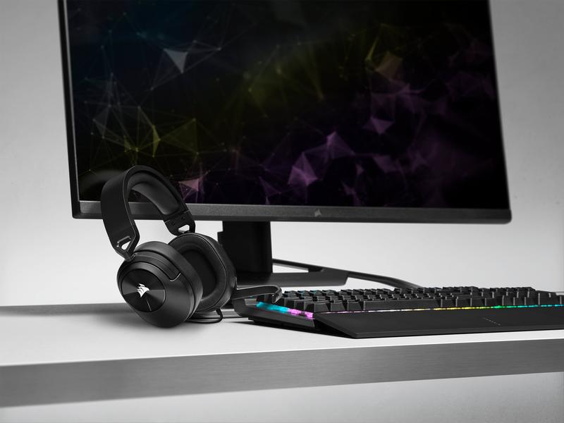 Corsair Headset HS55 Surround Schwarz Gaming Headset mit Surround Sound