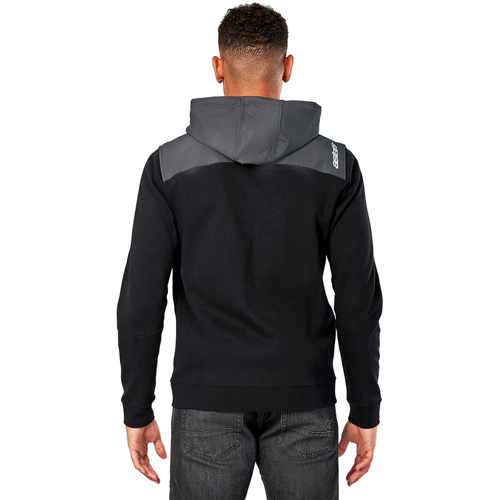 Alpinestars - Sweat zippé à capuche Reckoning Noir / Gris