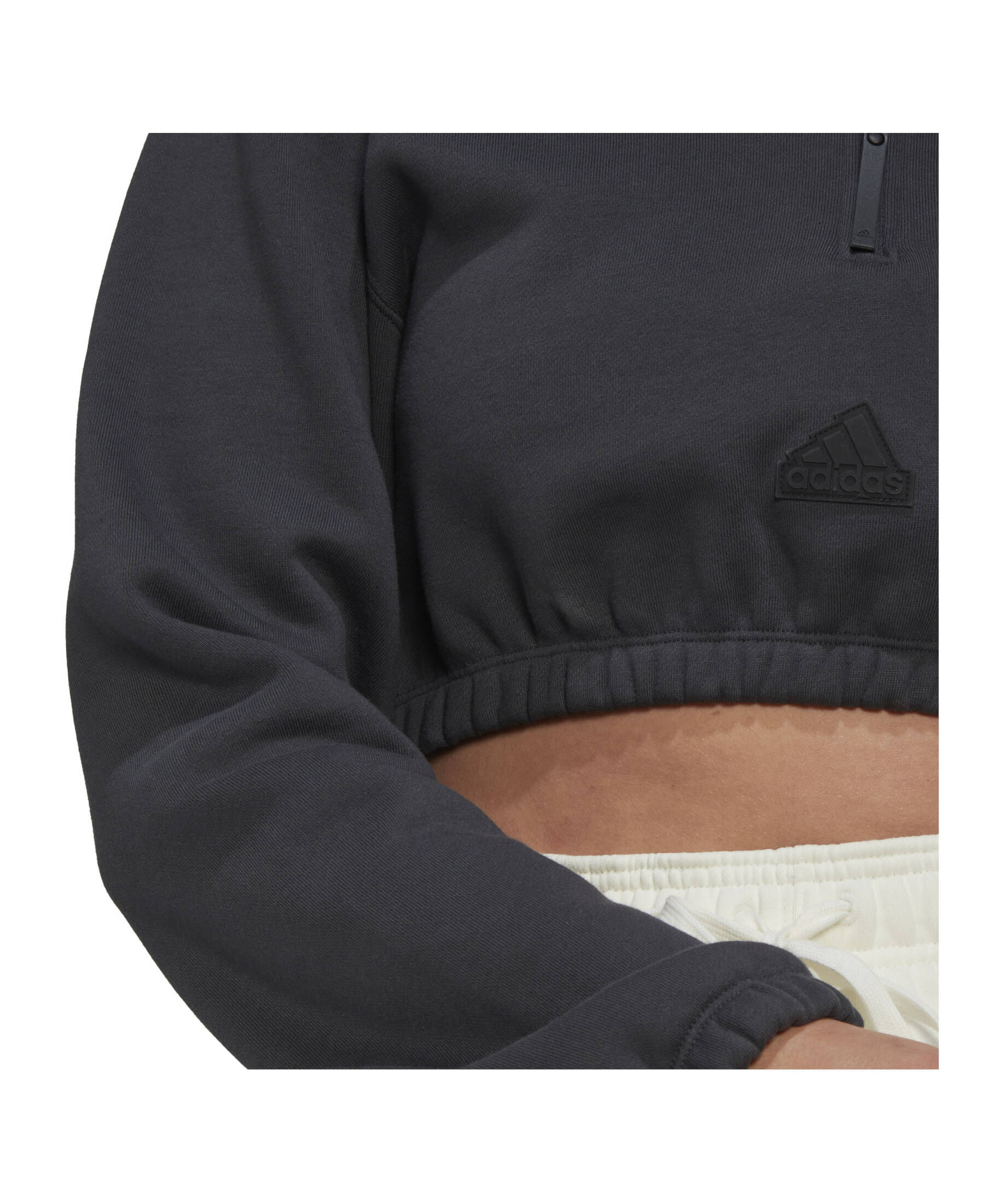 adidas Sportswear| Damen Sweatshirt CROPPED HALF-ZIP