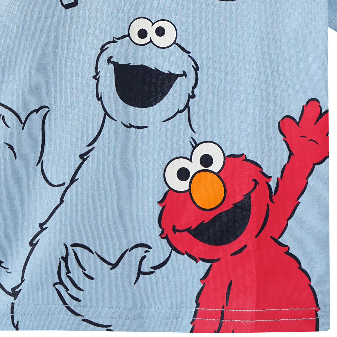 Topomini Sesamstraße T-Shirt mit Print hellblau