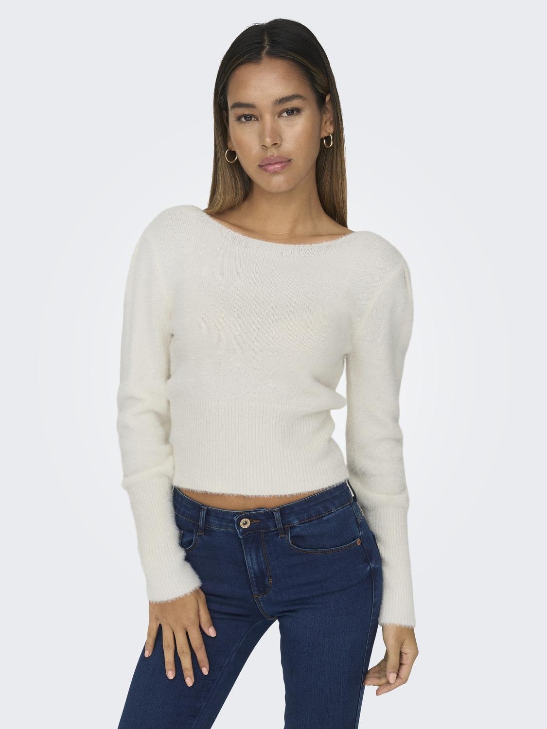 ONLELLA Strickpullover Cloud Dancer