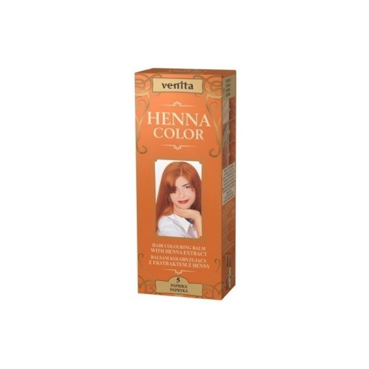 Venita Henna Color Kleurbalsem met henna-extract / 5 / Paprika 75 ml