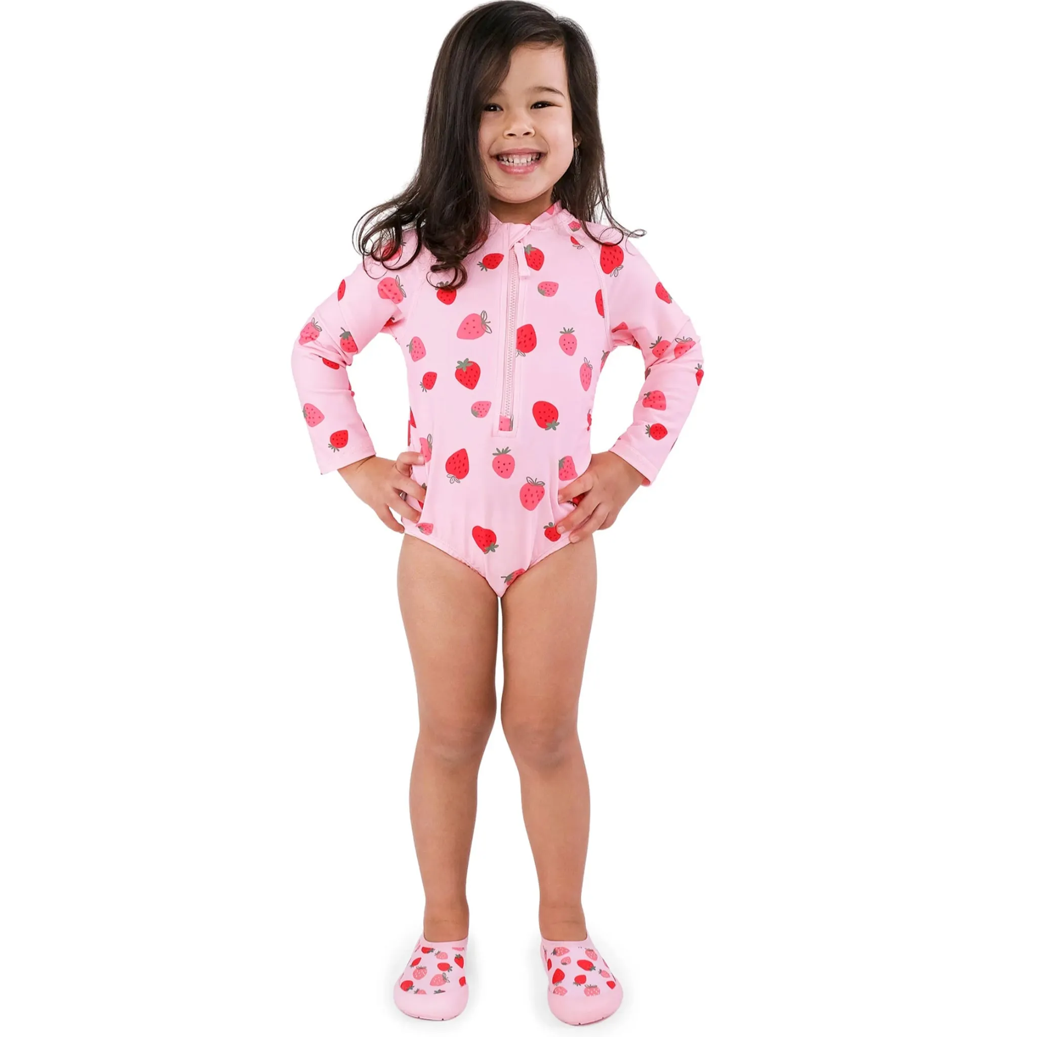 Jan & Jul Maillot UV Fraises 2-5ans