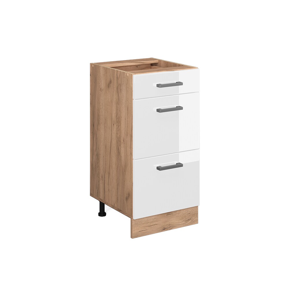 Vicco Schubladenunterschrank Küchenschrank Küchenzeile R-Line 40 cm Eiche Weiß Schublade
