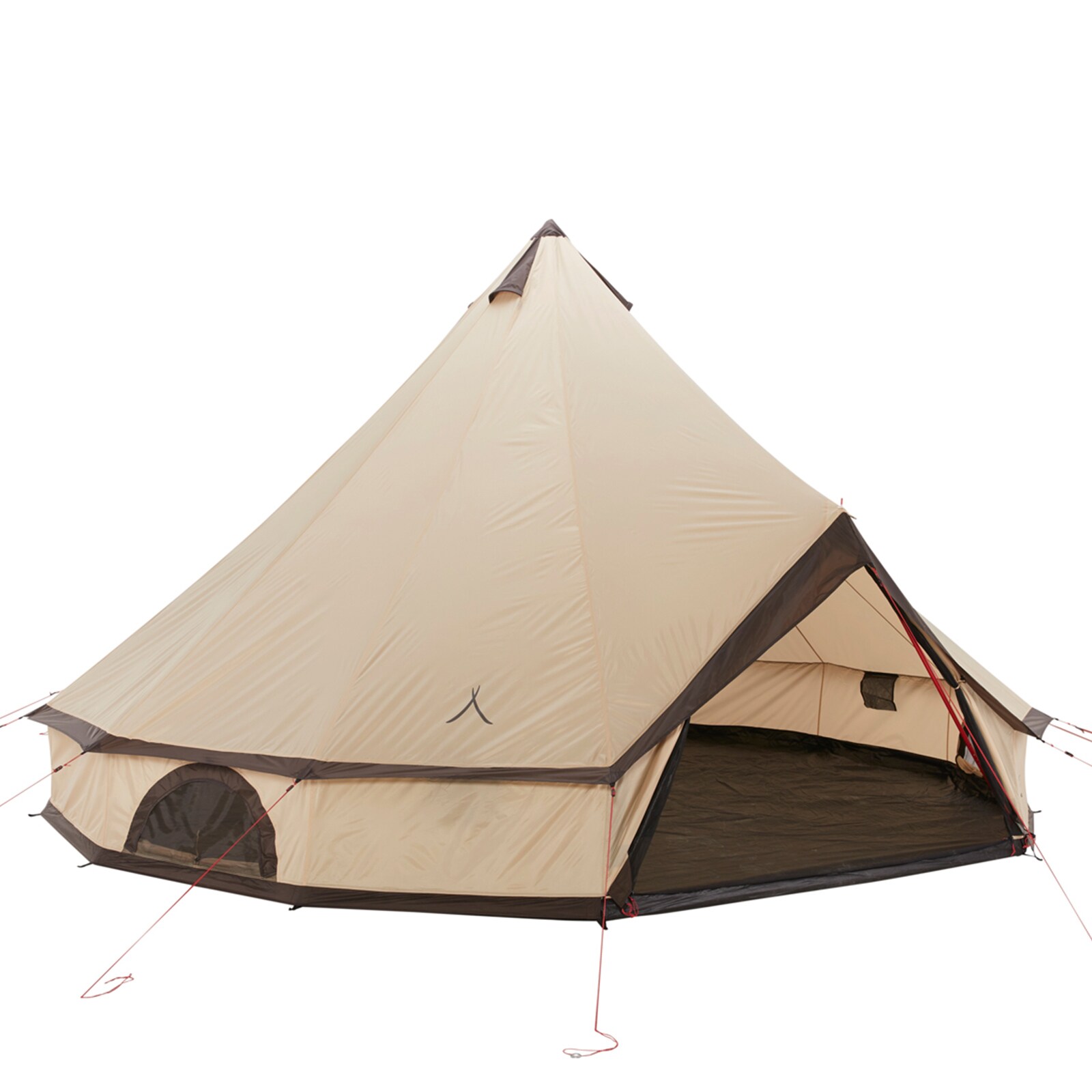 GRAND CANYON Indiana 10 Personen Rund Zelt Familien Gruppenzelt Tipi Wigwam Groß Farbe: Mojave Desert