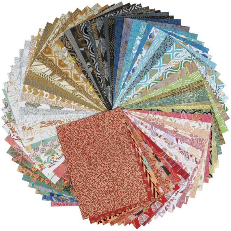 PAPIERS DU MONDE, Maxi bloc de 80 feuilles au format 21x29,7cm - Multicolore