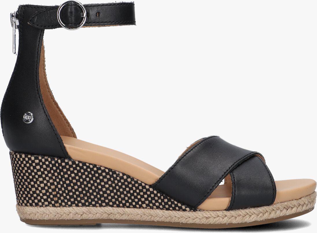 UGG zwarte ugg sandalen w eugenia