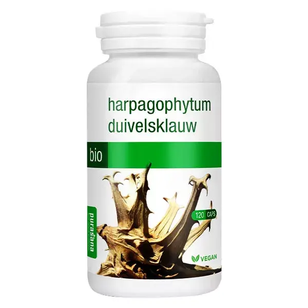 Purasana Harpagophytum 300mg Orgânico 120 cápsulas