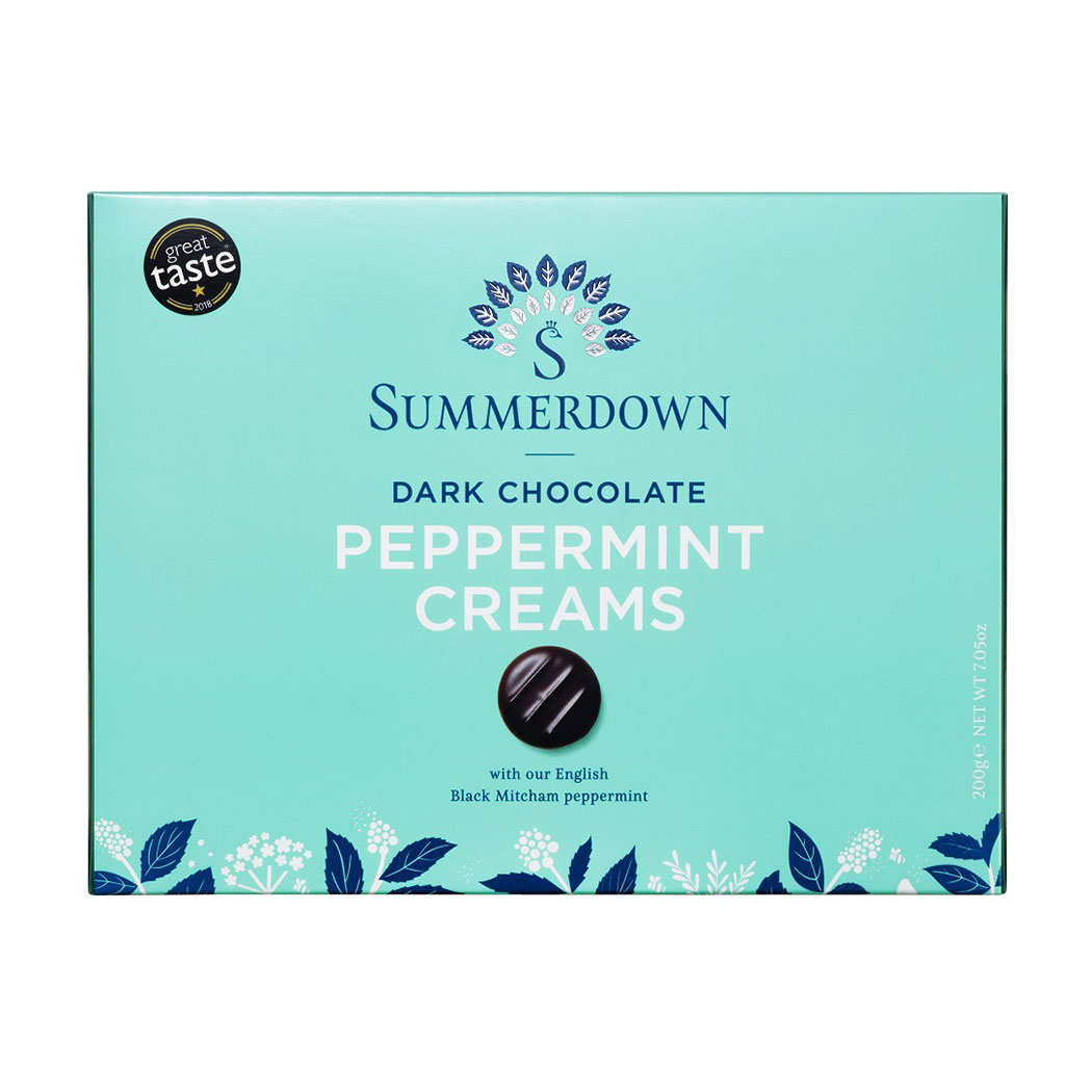 Palets chocolat fourrés à la crème de menthe - Summerdown Pure Mint