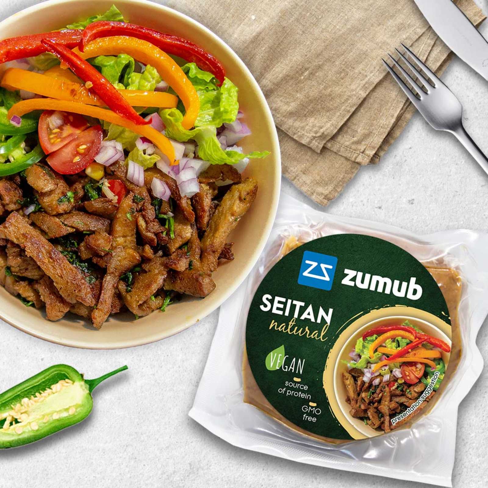 Zumub Seitan Natural 300 g