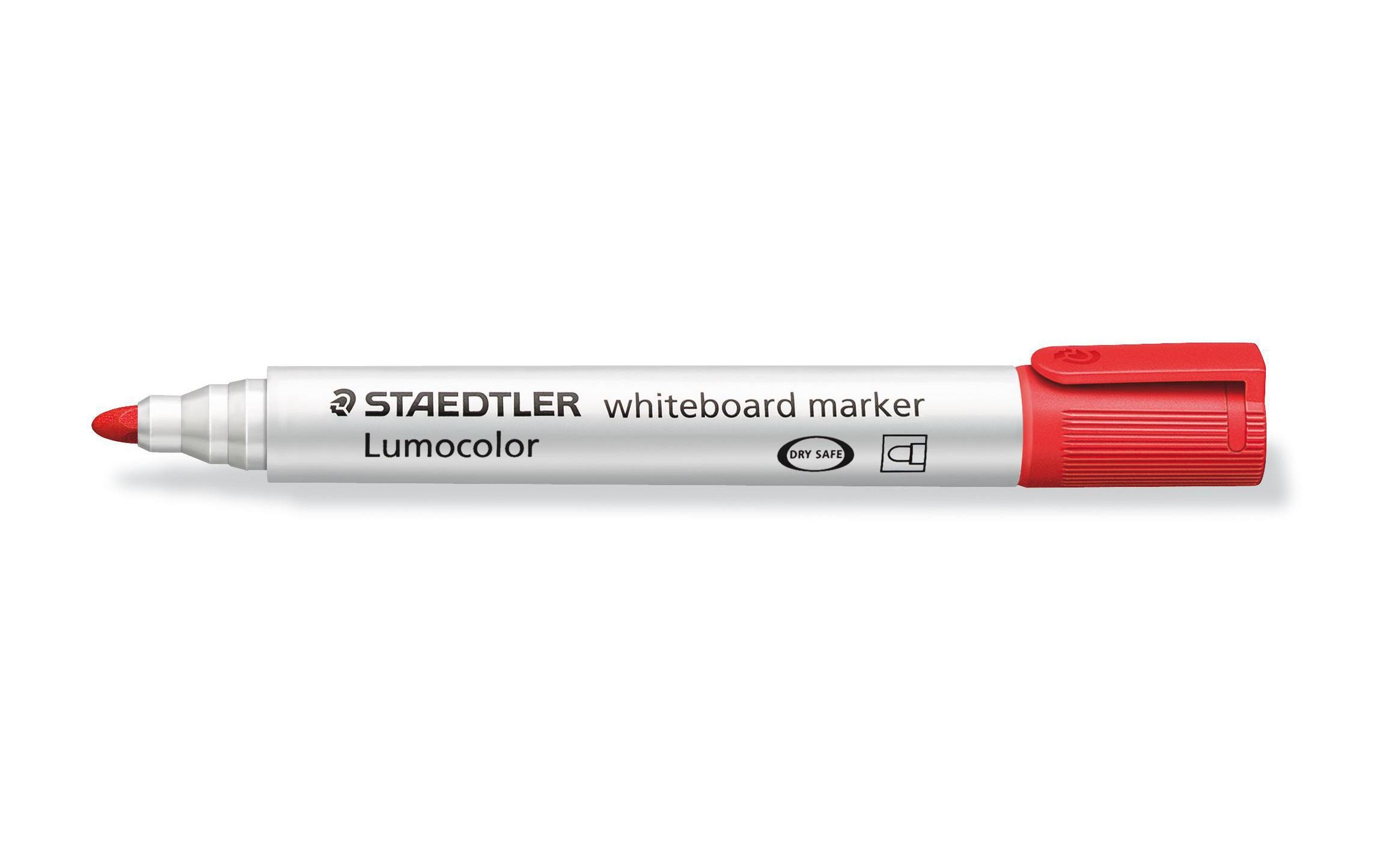 Whiteboard-Marker Lumocolor 351 Rot, RundspitzeMarker für Whiteboards