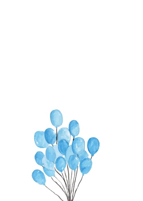 Greetz | Geboortekaart| aap | ballonnen