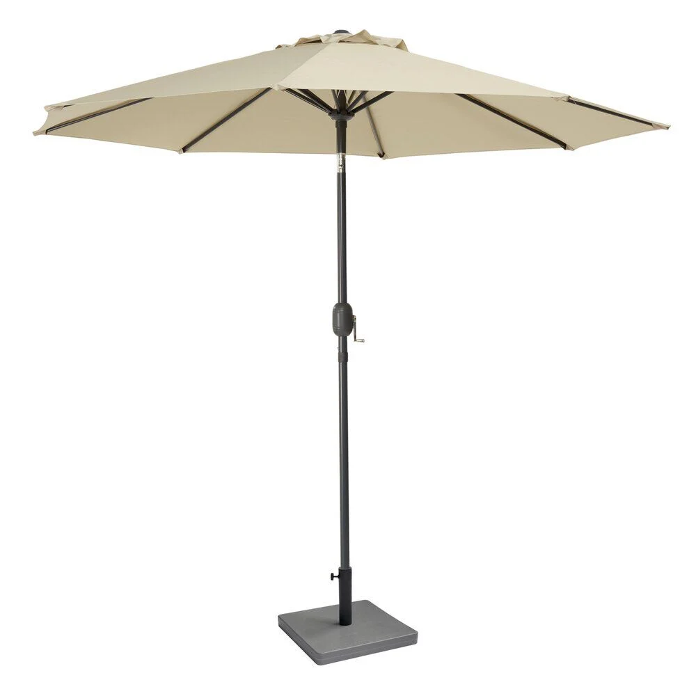 Parasol centré JAVA taupe