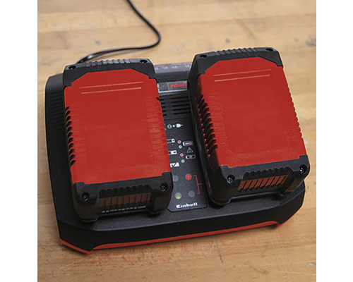 Einhell Power X-Change accustartset met 2 x accu's (3,0Ah) en dubbele lader