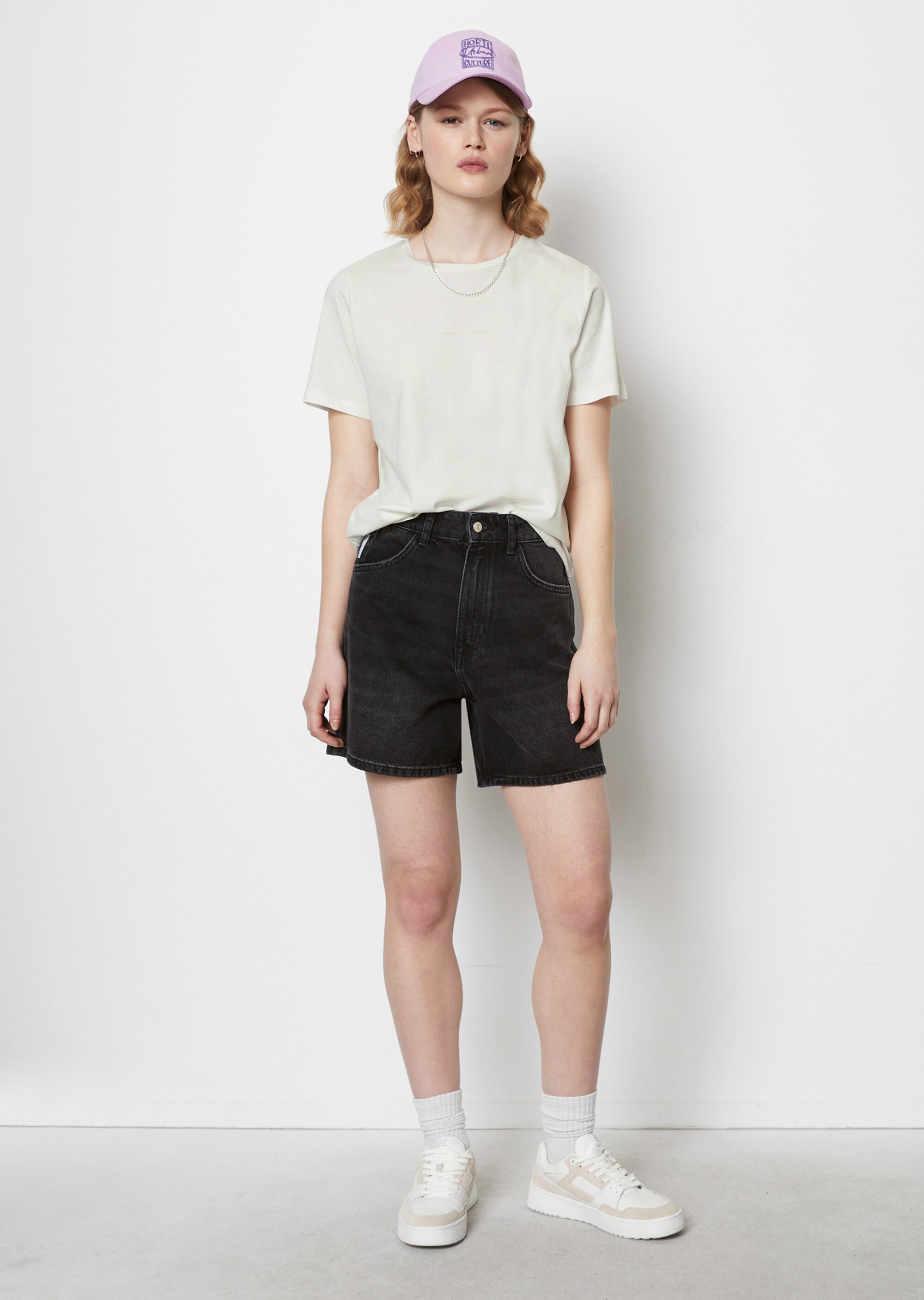 Jeans-Shorts Modell FILDA high waistaus reiner Bio-Baumwolle