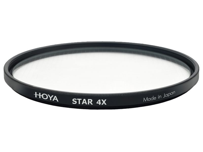 Hoya Objektivfilter Star 4X – 82 mm Filter zur Erzeugung eines 4-Kreuz-Streulichteffekts