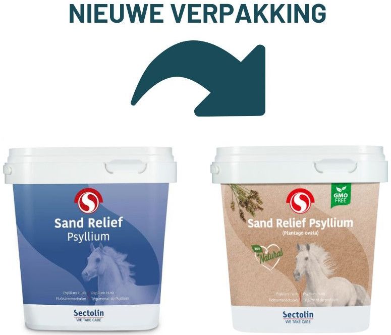 Sectolin - Sand Relief Psyllium - Voedermiddel - Zand Afvoer Supplement