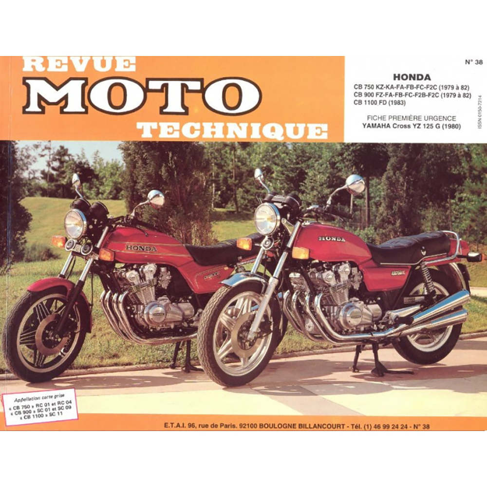 Etai - RMT 38 HONDA CB 750 - 900 - 1100 (1979 à 1983)