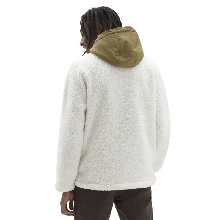Vans world code sherpa full zip hoodie Black
