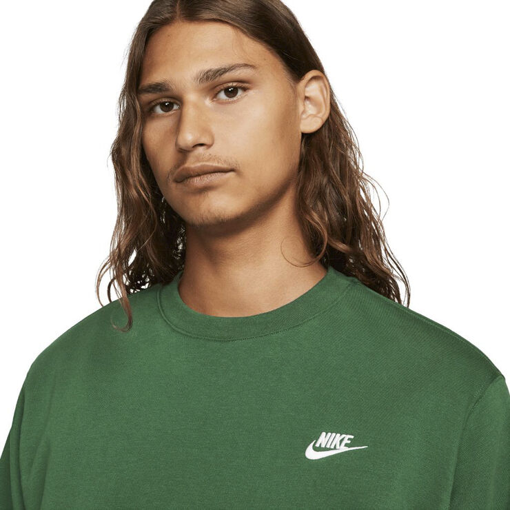 Nike club crewneck Gorge green/white