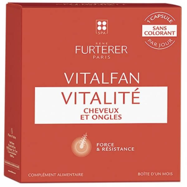 Compléments alimentaires cheveux et ongles 1 mois Vitalfan René Furterer