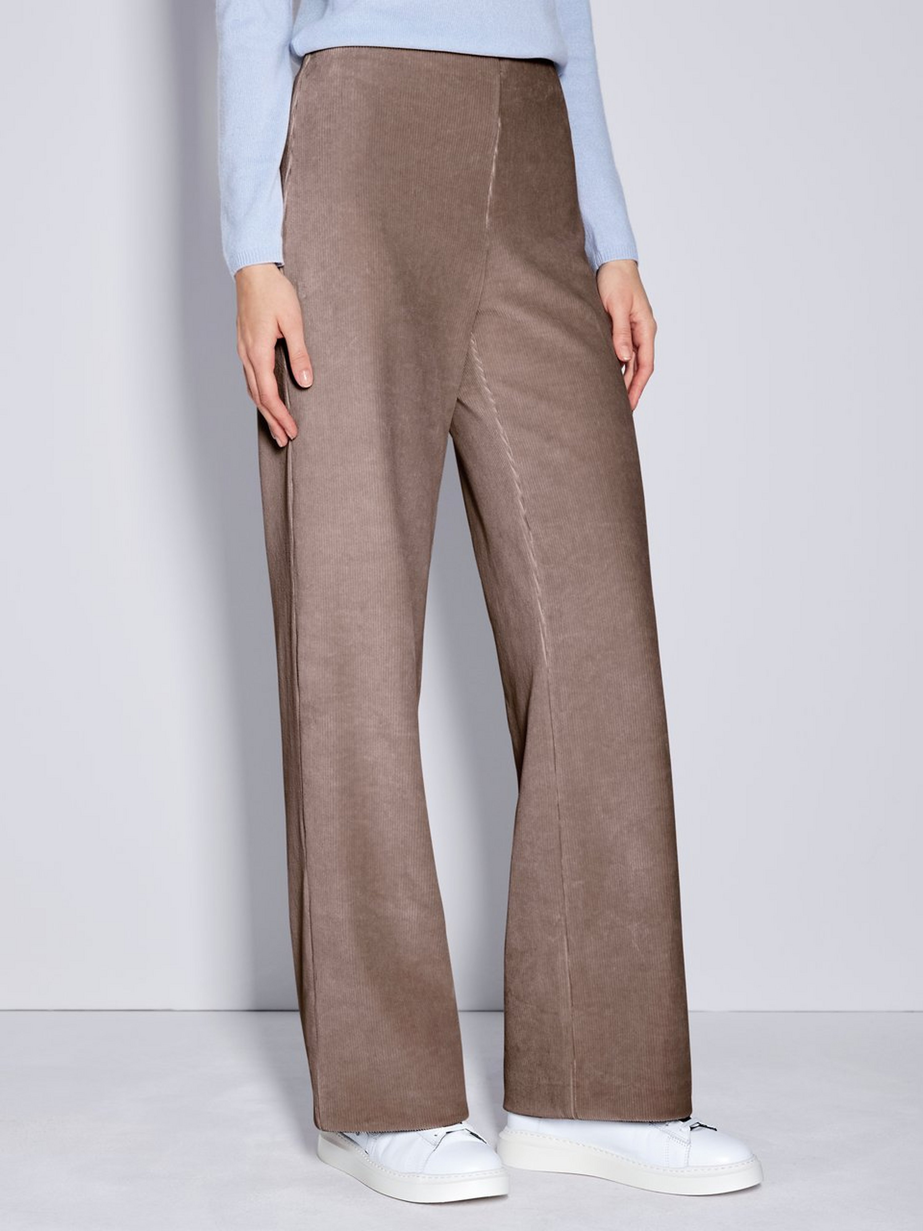 Feincord-Schlupf-Hose