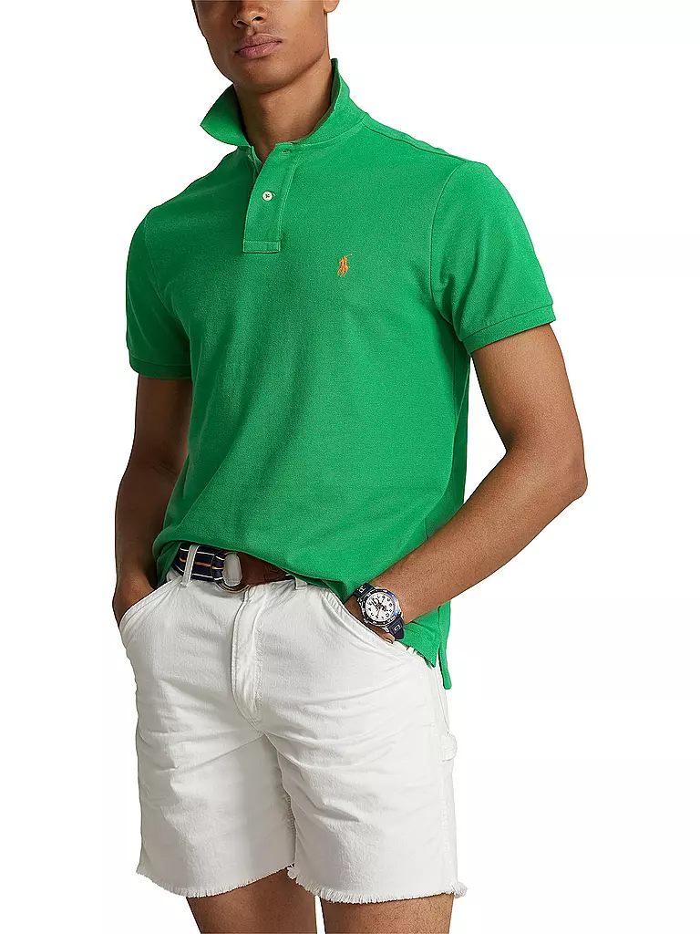 POLO RALPH LAUREN Poloshirt Custom Slim Fit grün