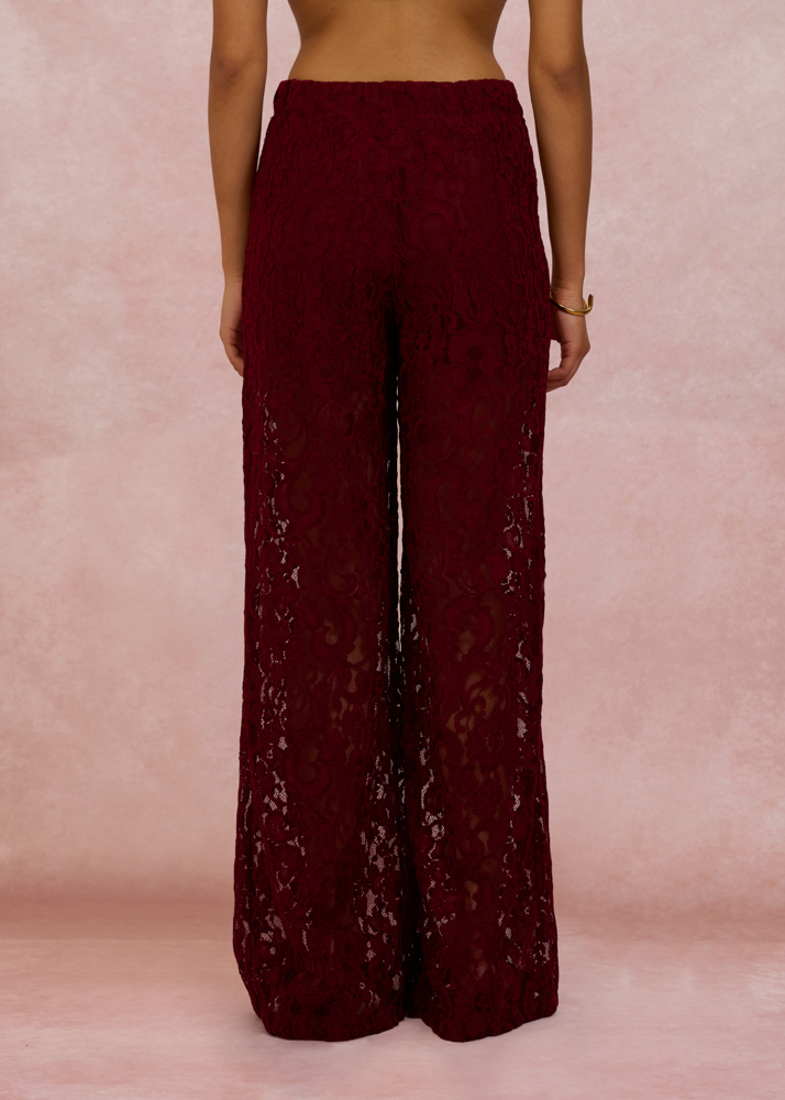 Blair broek burgundy