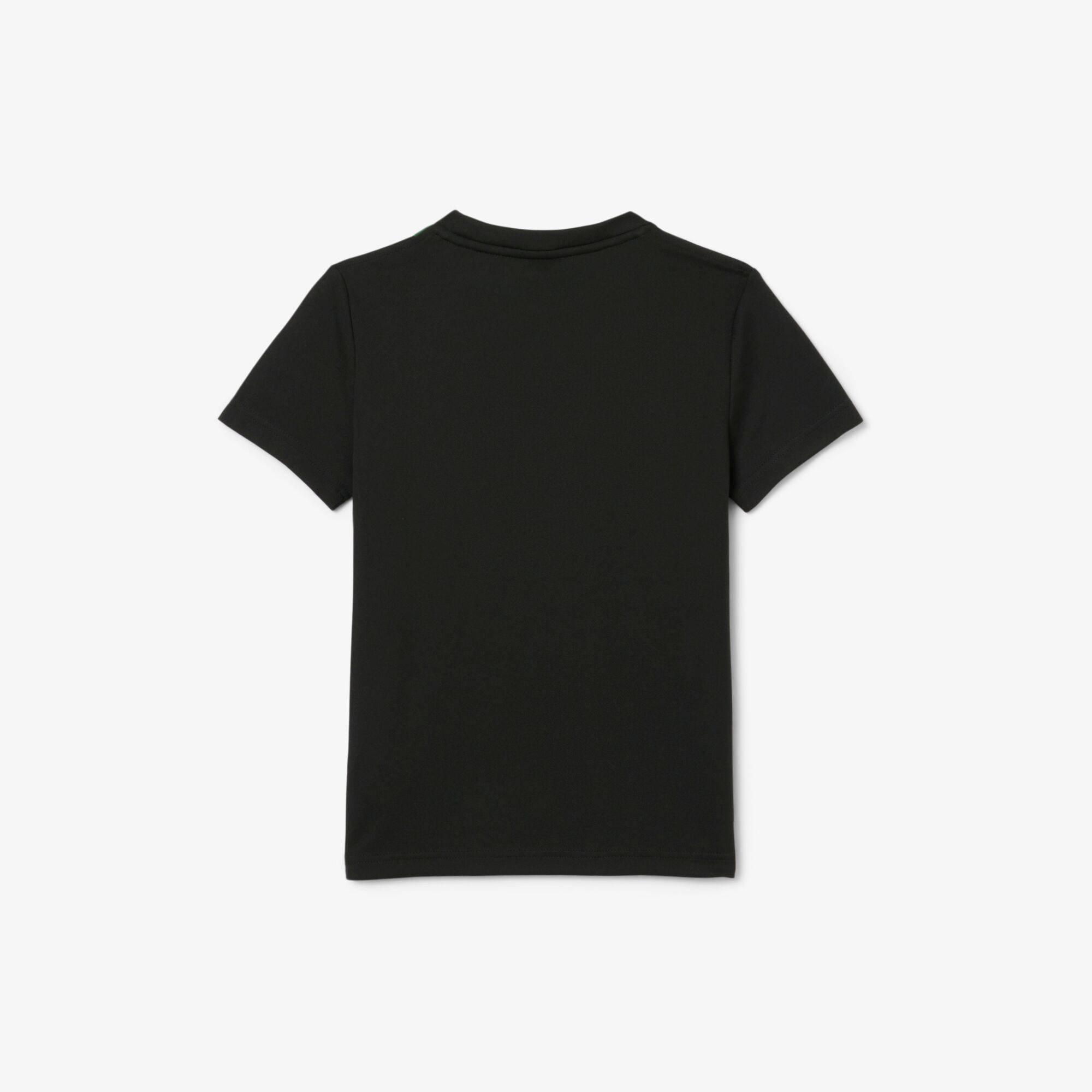 Lacoste Ultra Dry Print Branding T Shirt Juniors