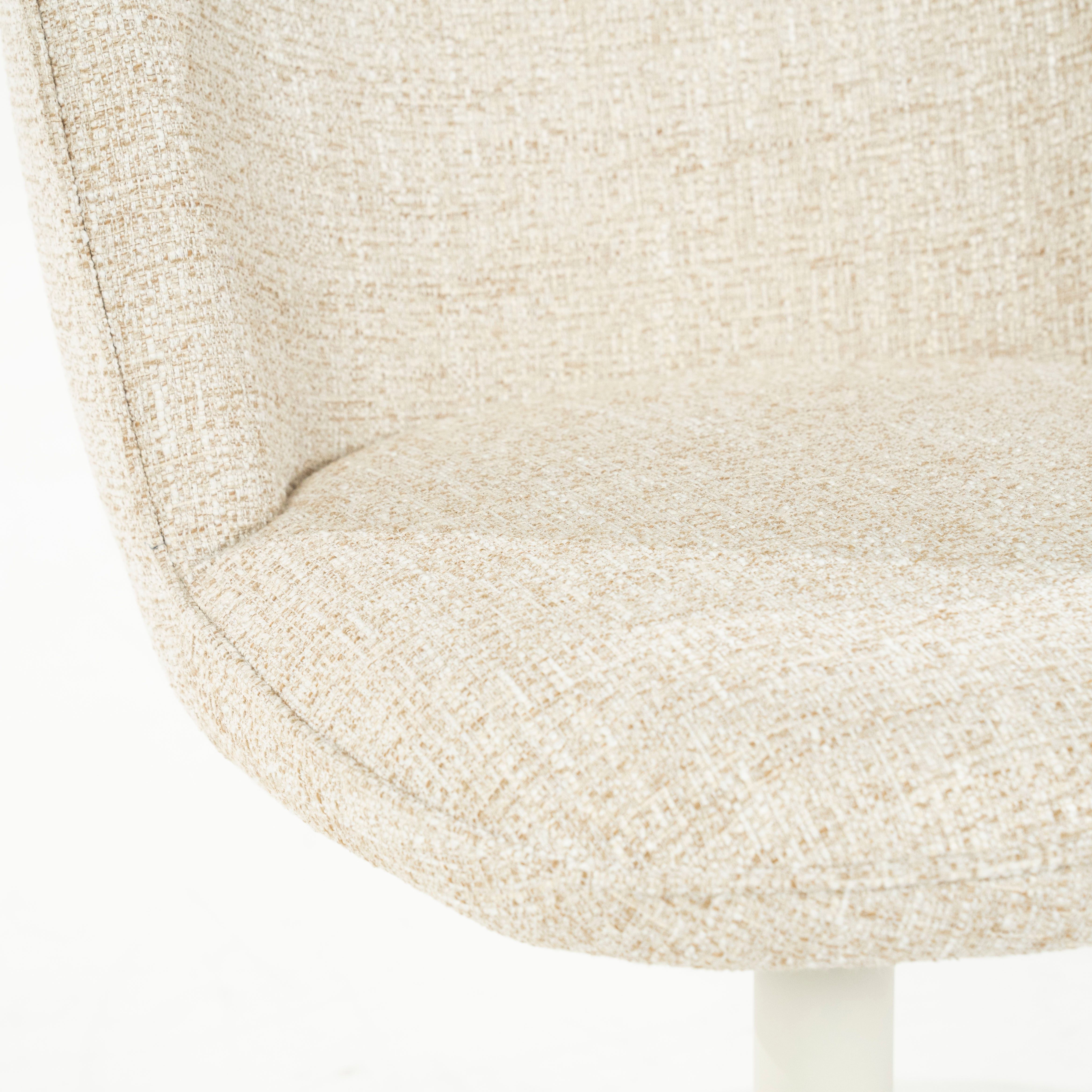 Eetkamerstoel 96326 beige Molly B55.5 x D64.5 x H83 cm