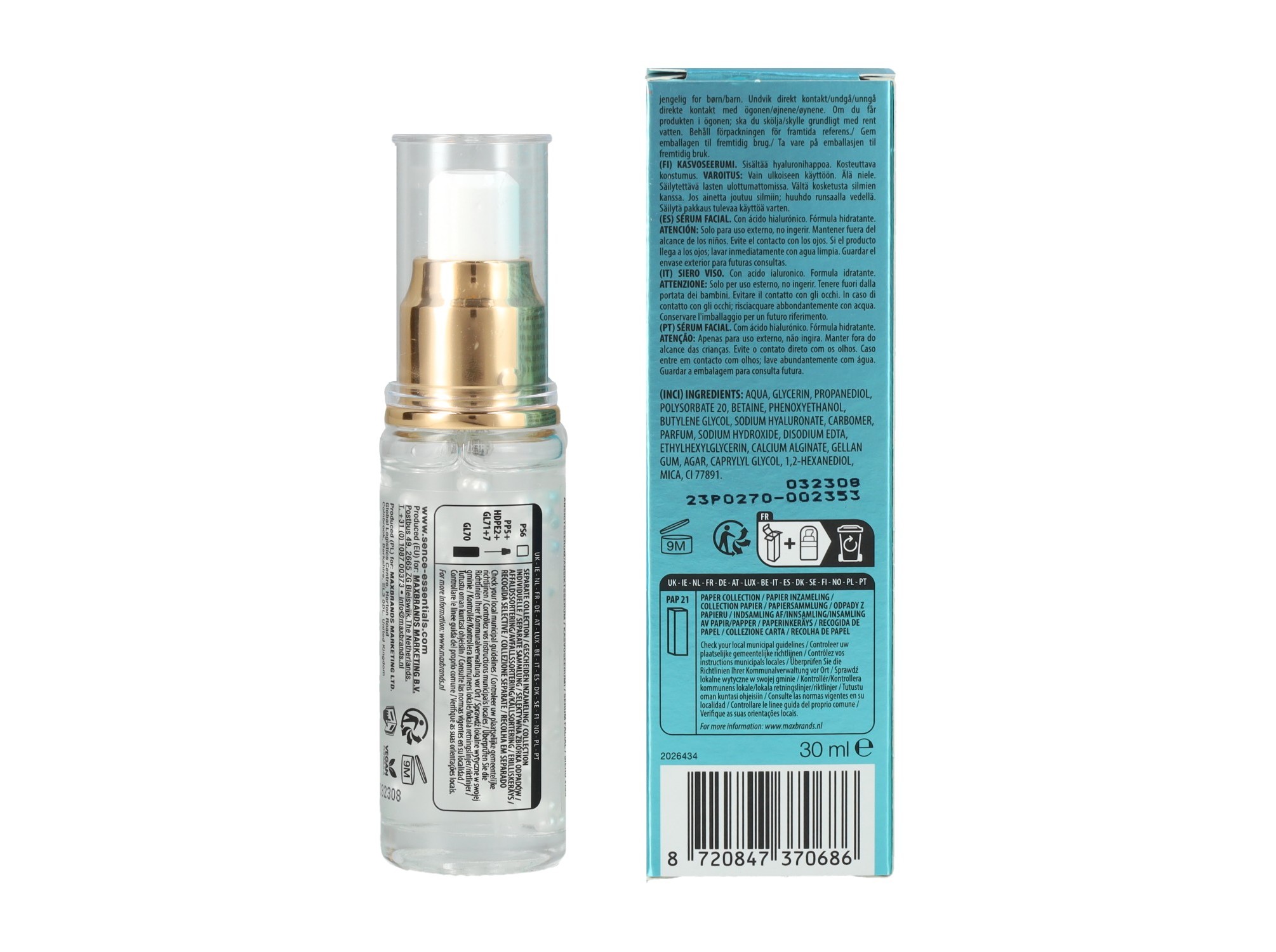 SÉRUM FACIAL SENCE HYDRO SHOCK 30ML
