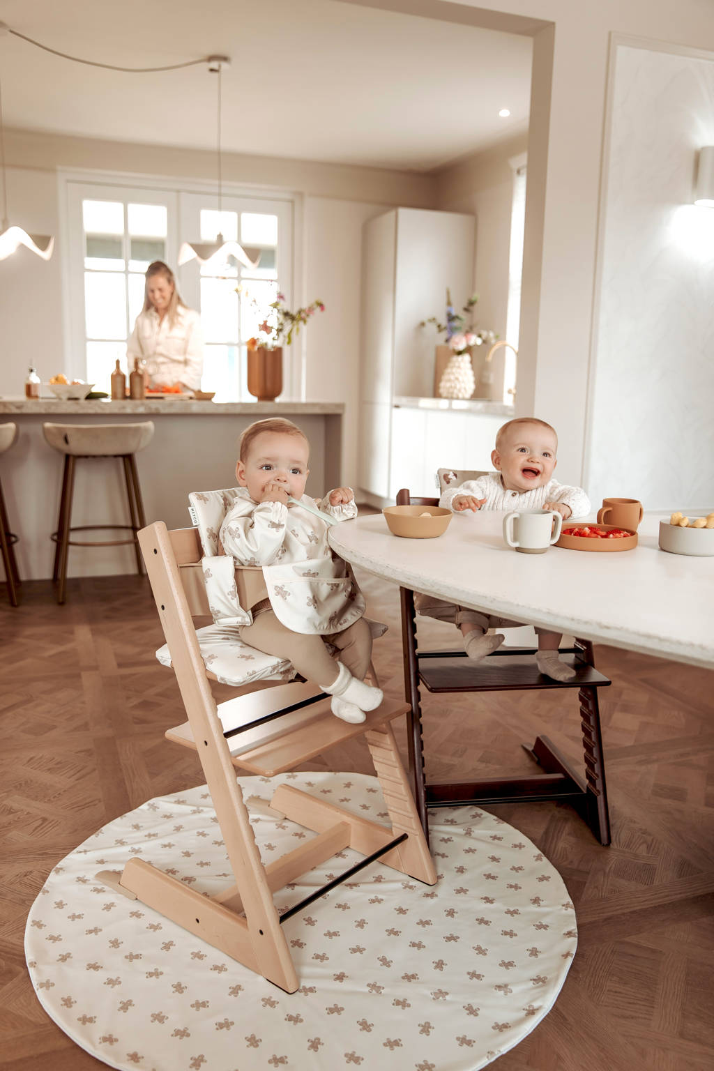 stoelverkleiner Gingerbread beige/wit