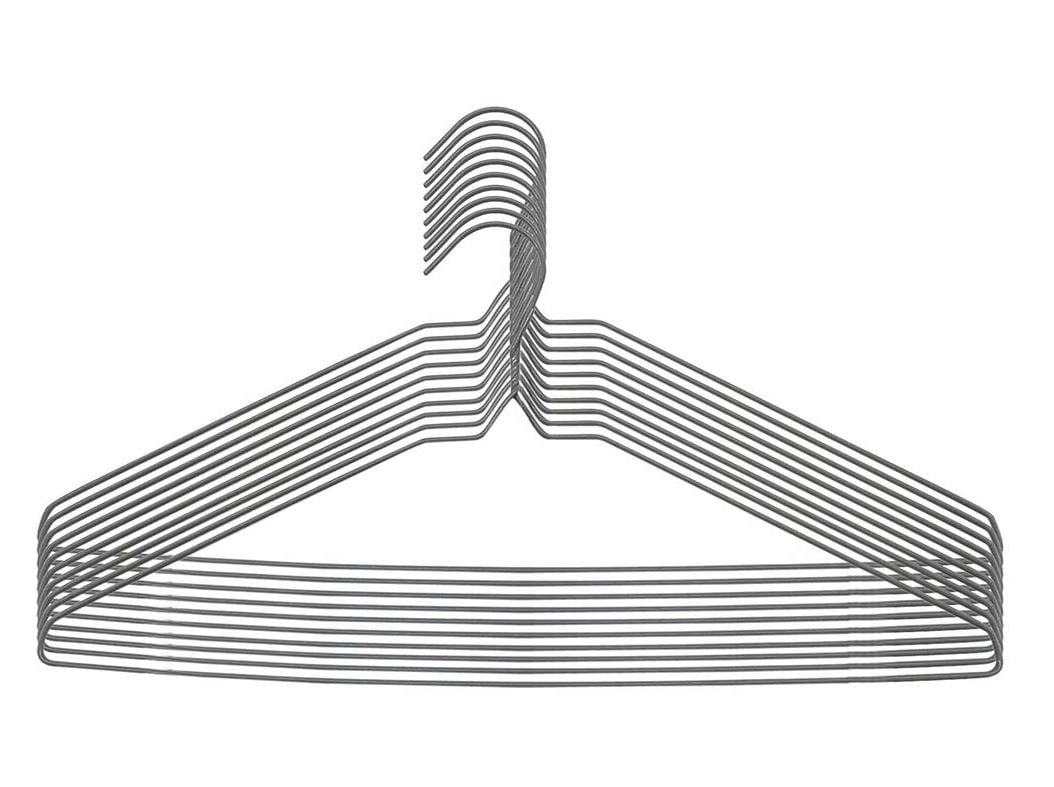 CONJUNTO 10 CABIDES AUCHAN ESSENCIAL METAL 40.5CM