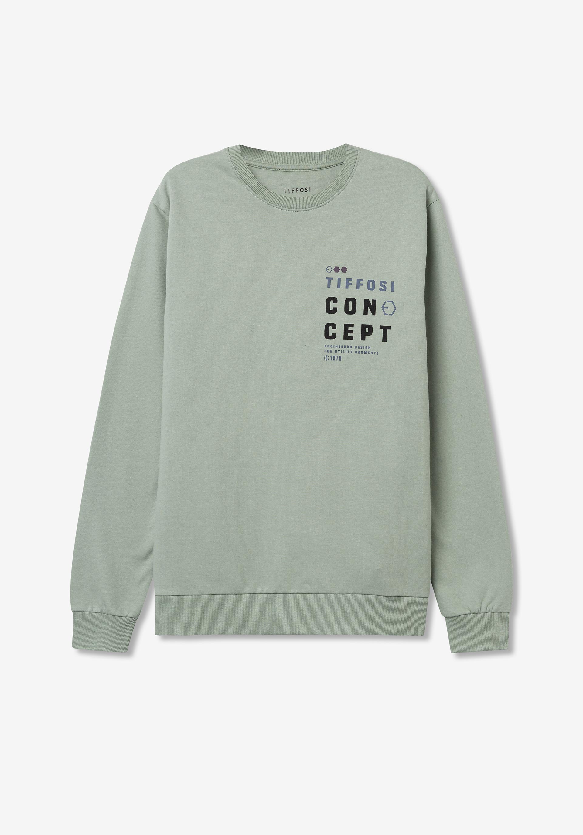 Sweatshirt com Estampado Frontal