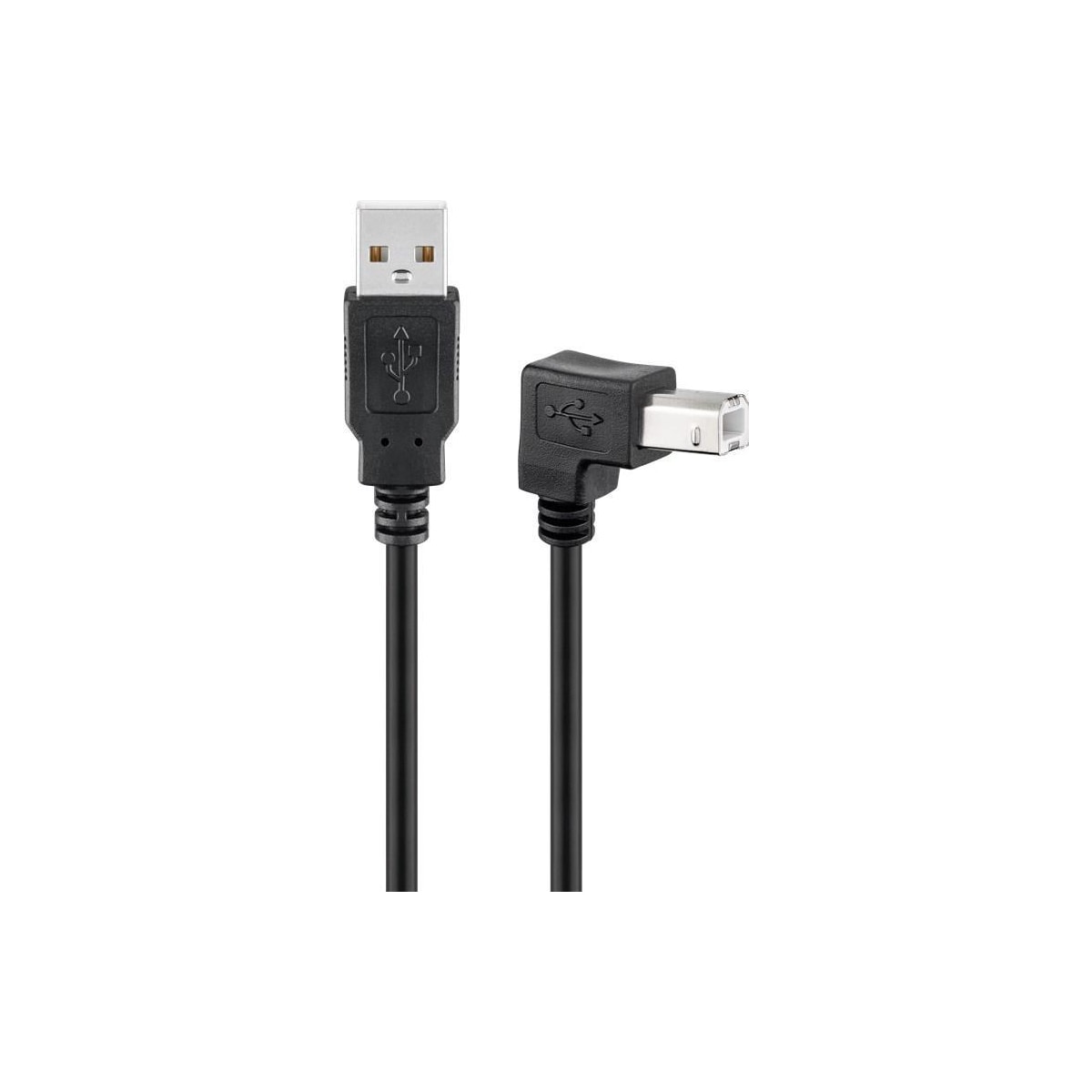 Goobay USB 2.0 høyhastighetskabel, 90 °,